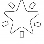 star coloring page